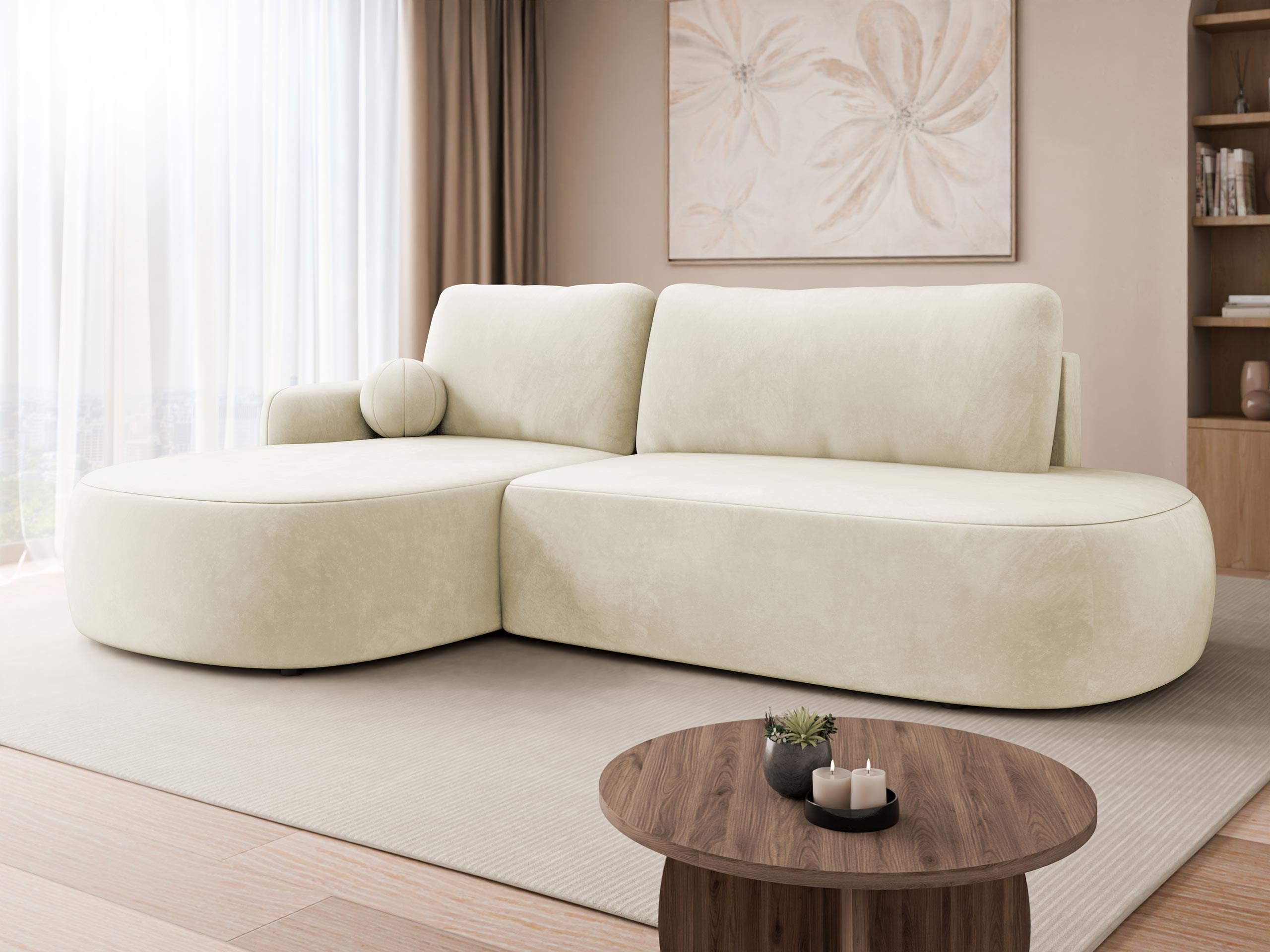 Ecksofa Comfivo Popis I (Magic Velvet 2250)