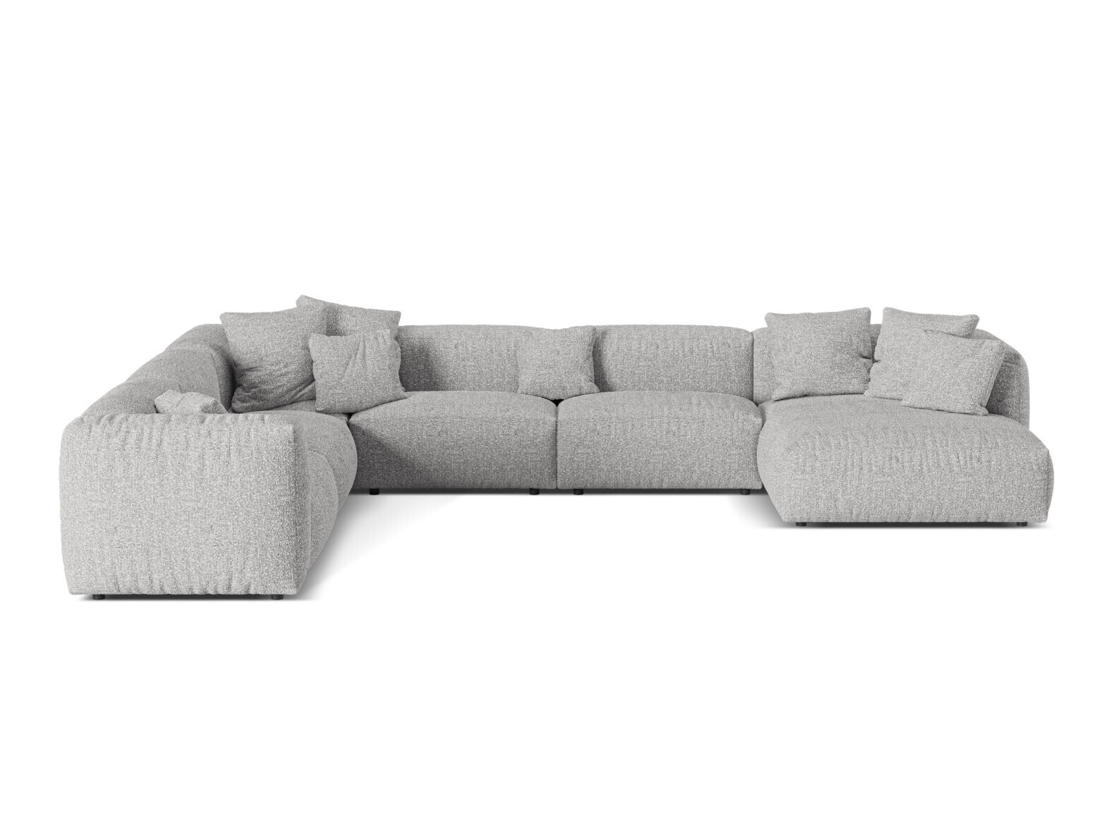 Modulares Ecksofa Sorcoro 132 (Monet Silver)
