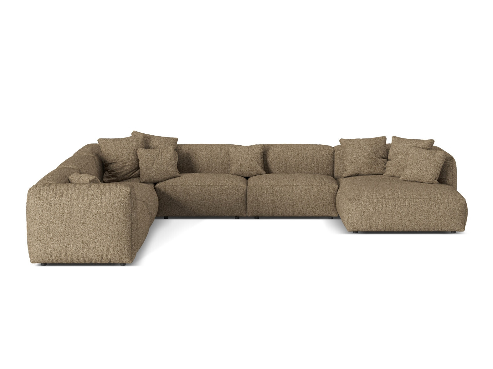 Modulares Ecksofa Sorcoro 132 (Monet Cappucinicht)