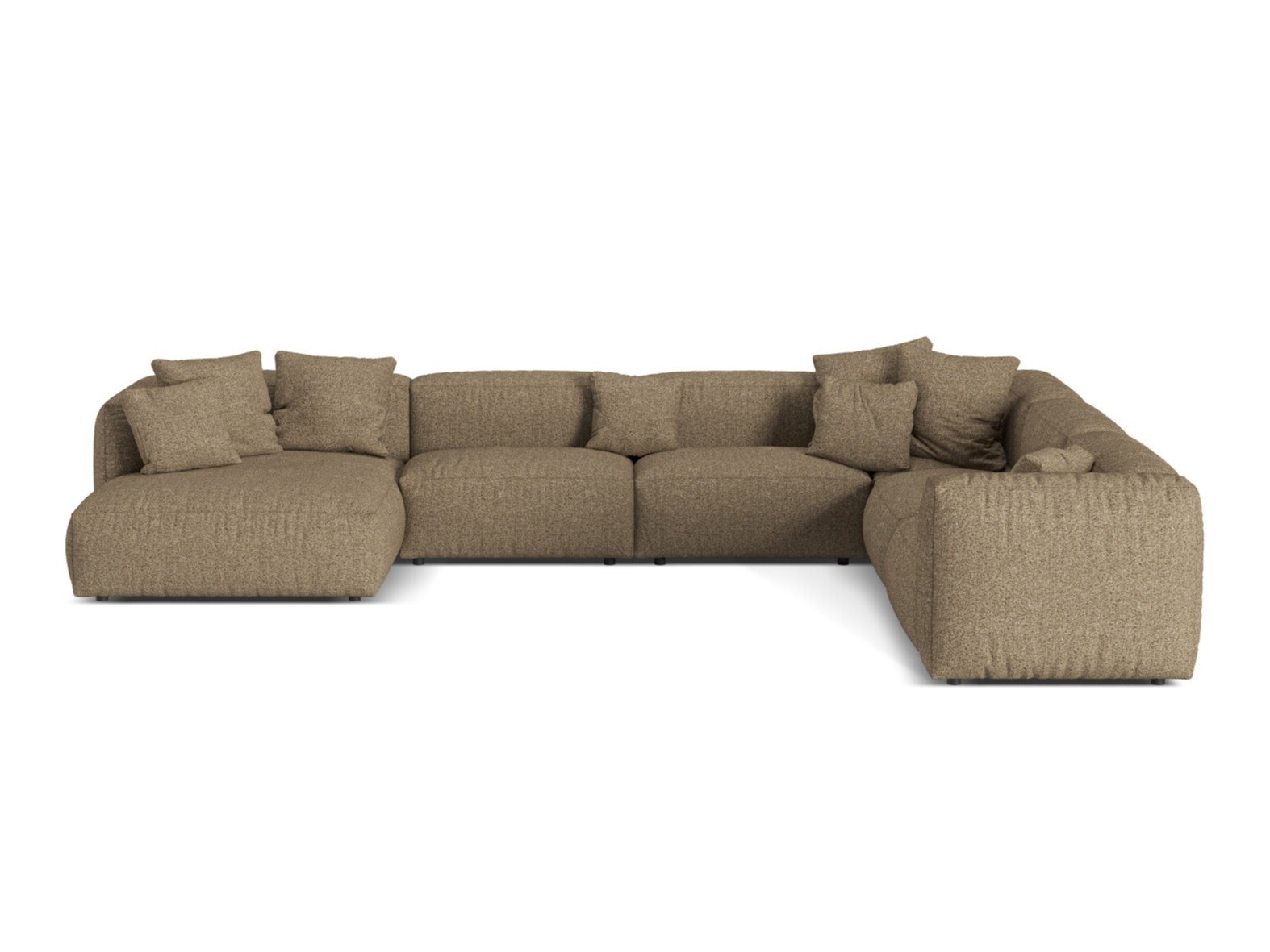 Modulares Ecksofa Sorcoro 132 (Monet Cappucinicht)