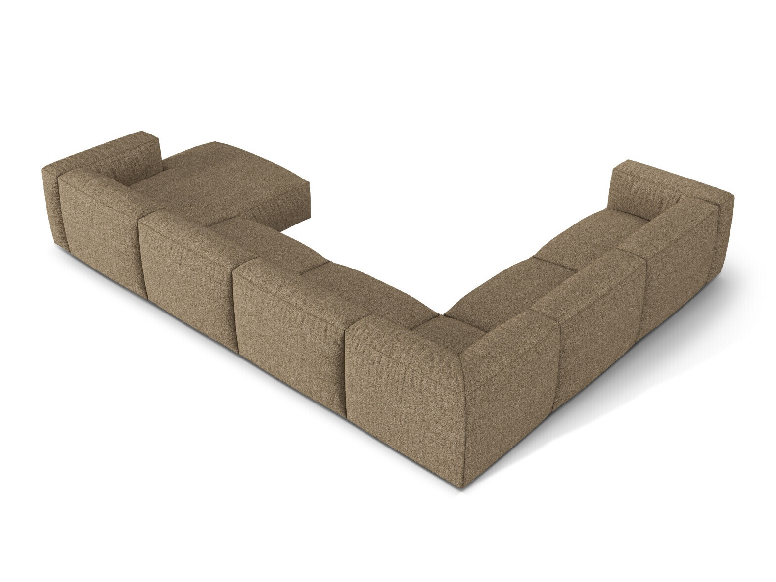 Modulares Ecksofa Sorcoro 132 (Monet Cappucinicht)