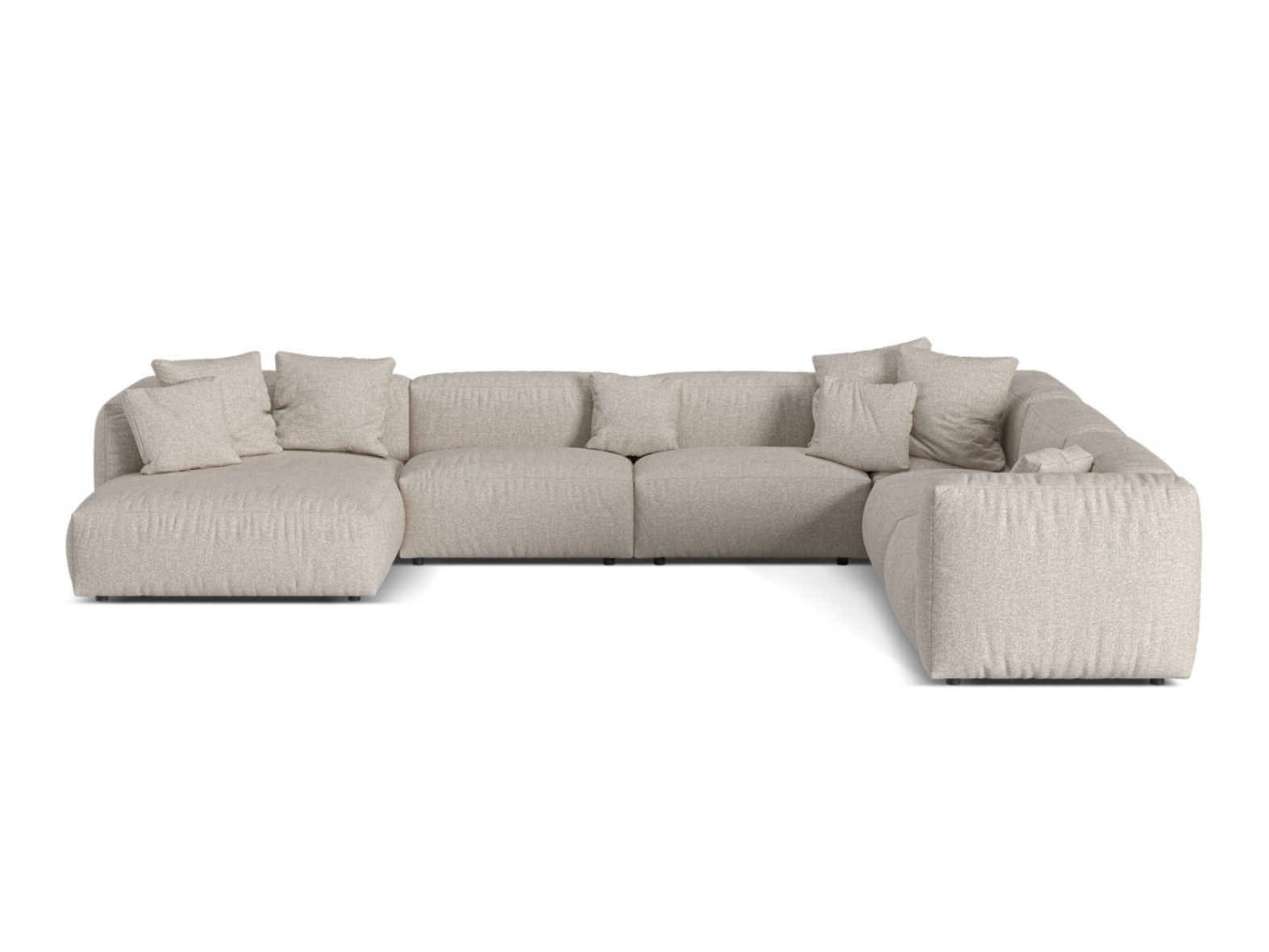 Modulares Ecksofa Sorcoro 132 (Monet Sand)