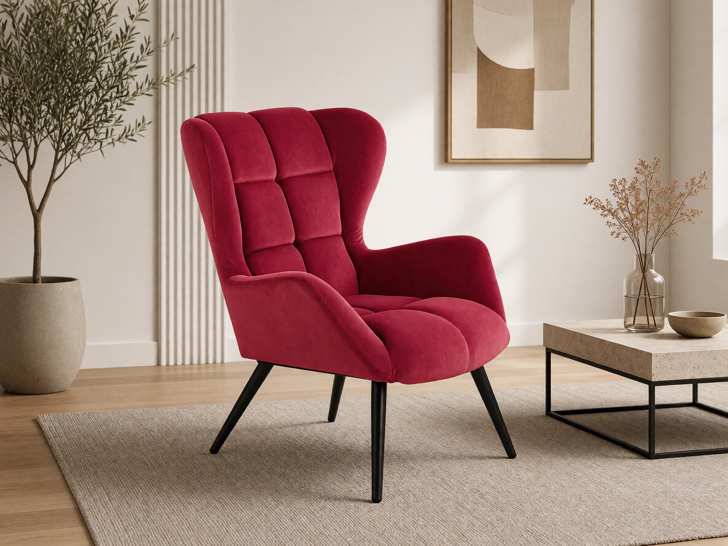 Sessel Houston 1079 (Bordeaux)