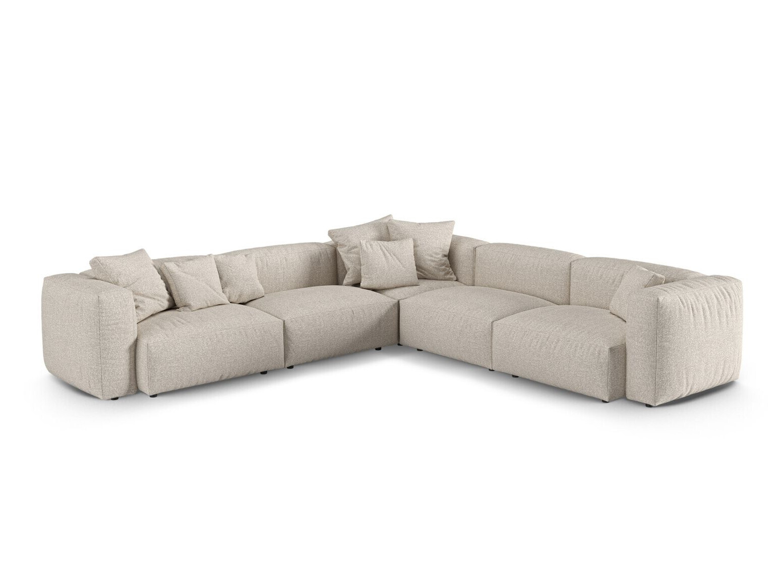 Modulares Ecksofa Sorcoro 131 (Monet Sand)