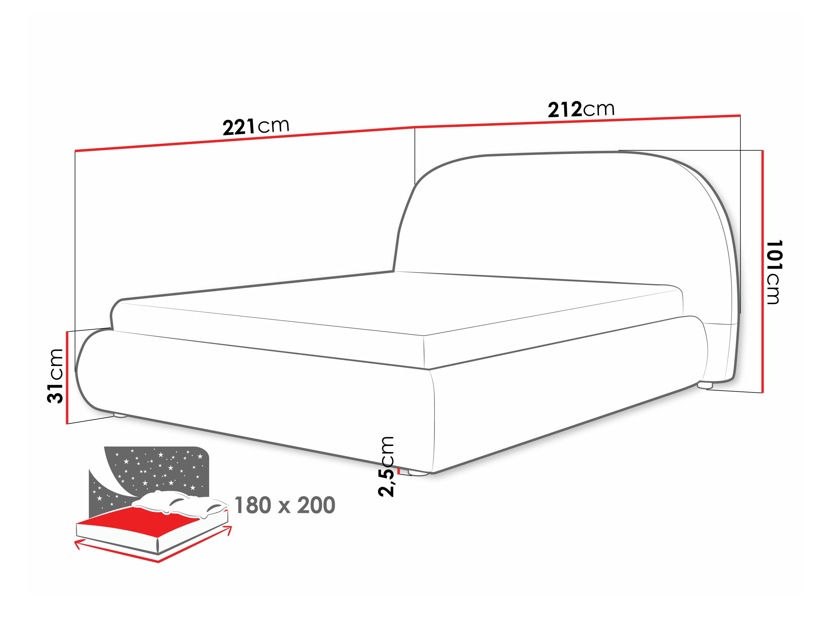Bett SD3430