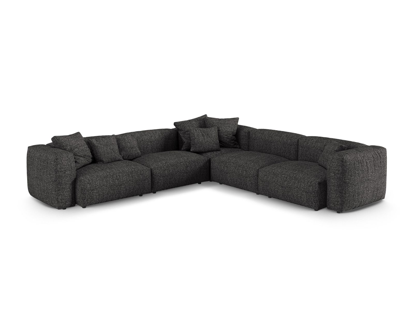Modulares Ecksofa Sorcoro 131 (Monet Anthracite)