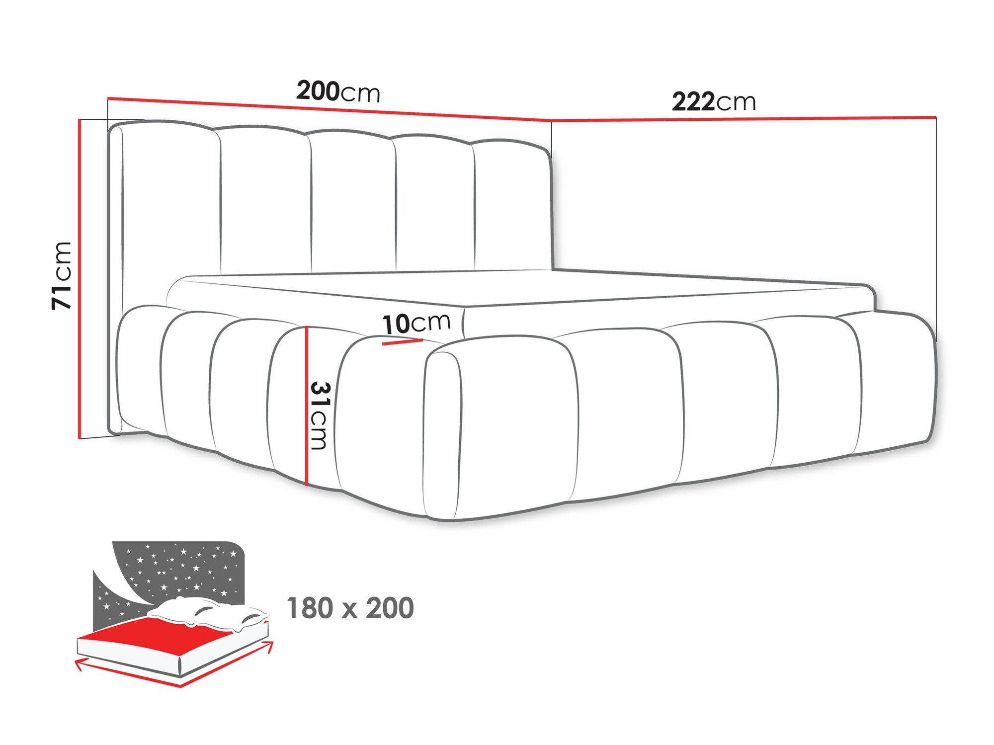 Bett SD3441