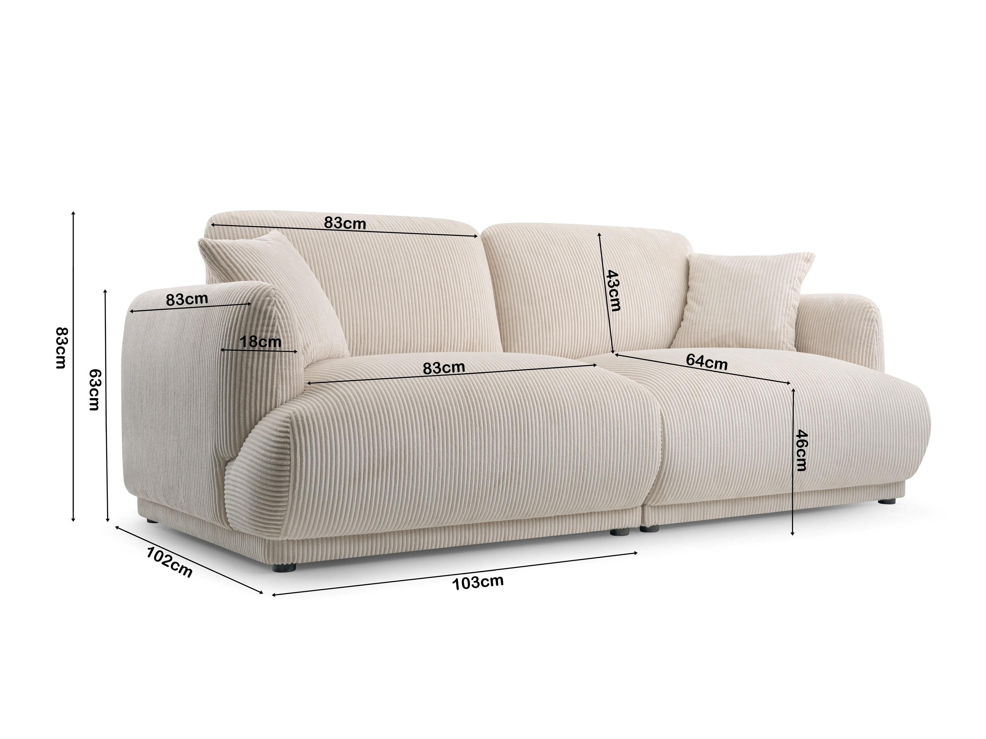 Sofa Cavfeni 101 (Lincoln 03)