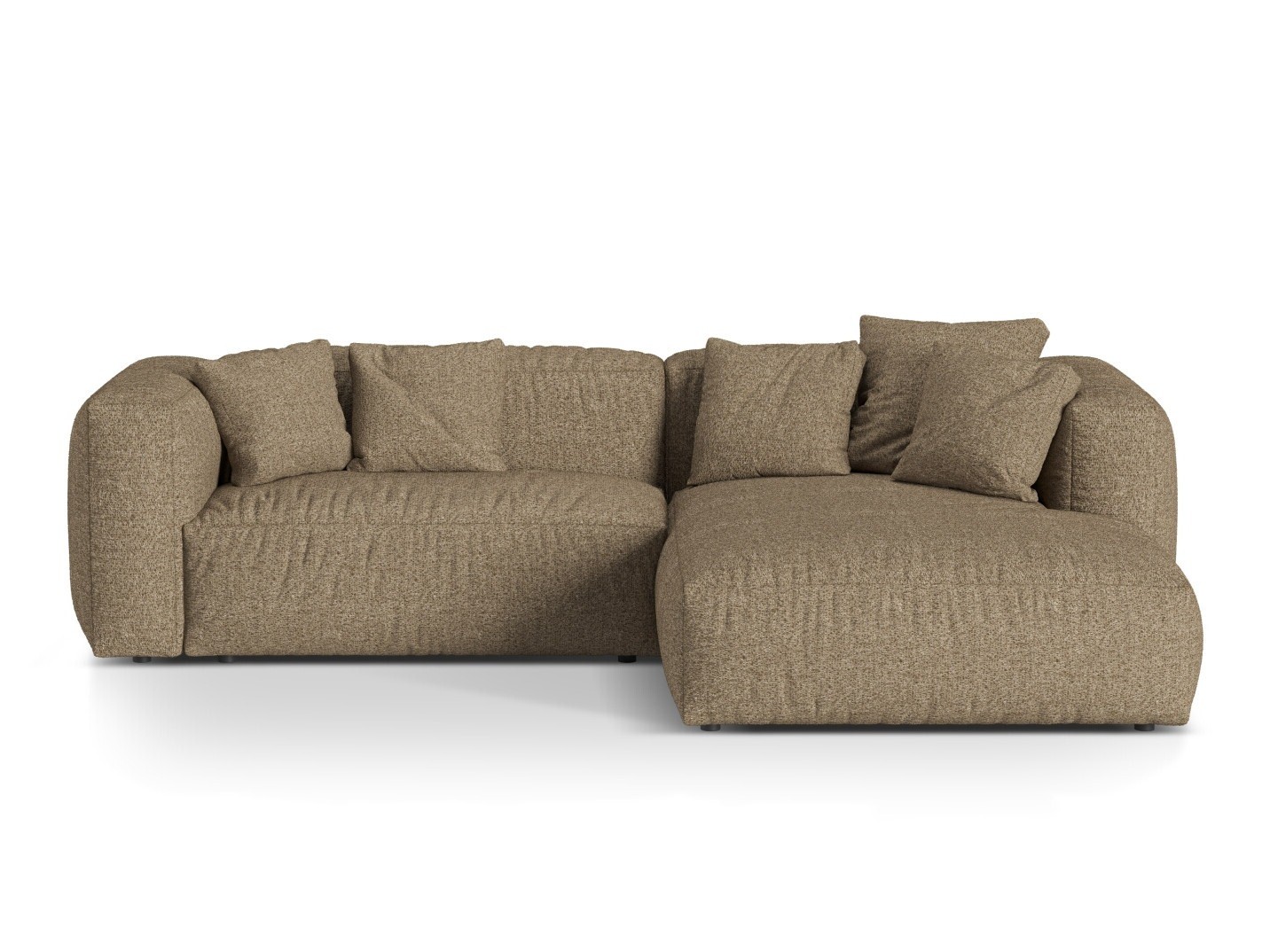 Modulares Ecksofa Sorcoro 122 (Monet Cappucinein)