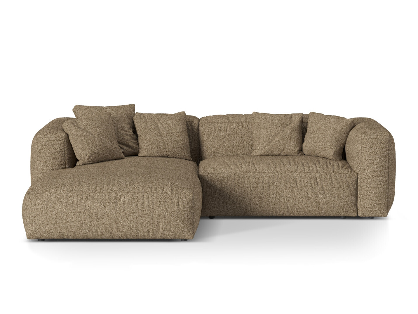 Modulares Ecksofa Sorcoro 122 (Monet Cappucinicht)