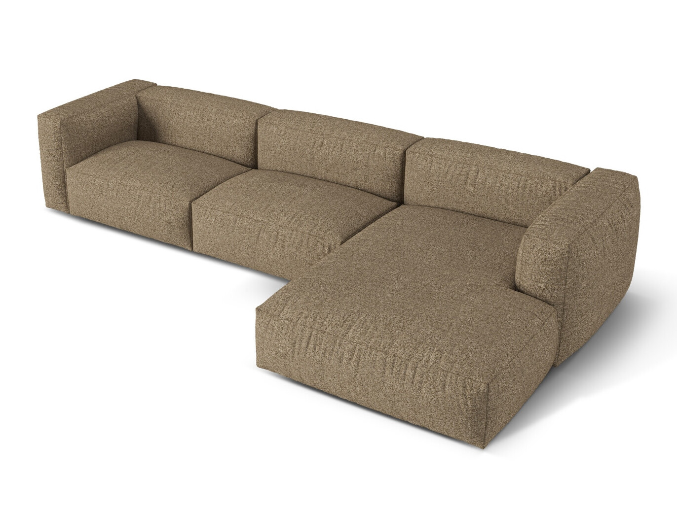 Modulares Ecksofa Sorcoro 120 (Monet Cappucinicht)