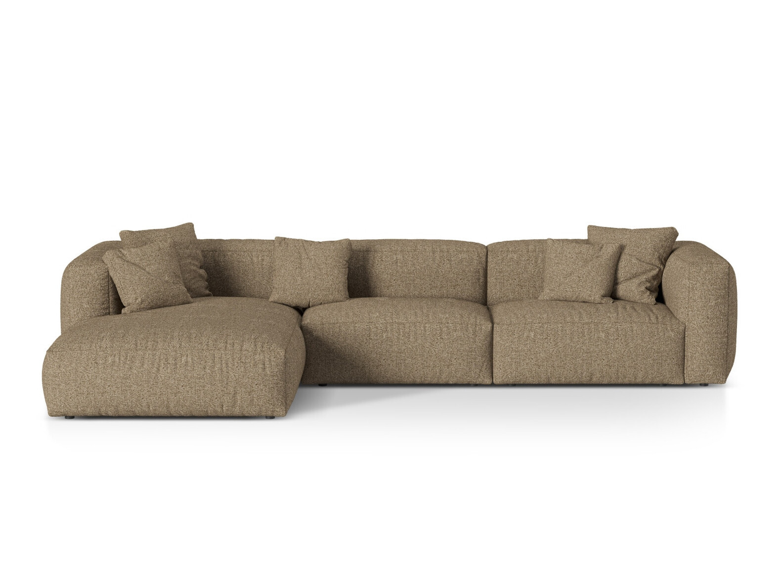 Modulares Ecksofa Sorcoro 120 (Monet Cappucinicht)