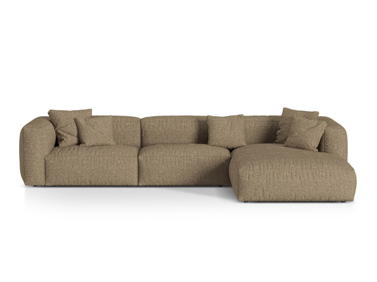 Modulares Ecksofa Sorcoro 120 (Monet Cappucinicht)