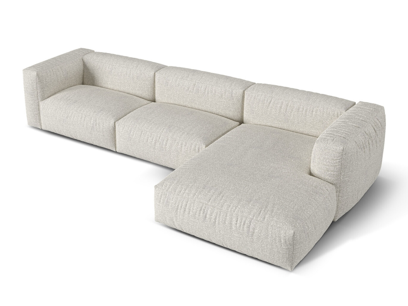 Modulares Ecksofa Sorcoro 120 (Monet Pearl)