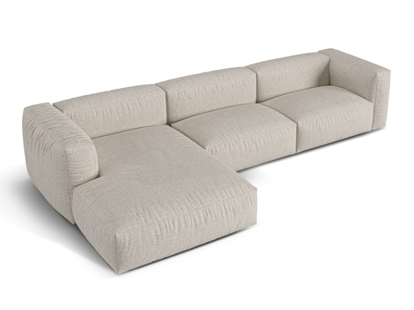 Modulares Ecksofa Sorcoro 120 (Monet Sand)