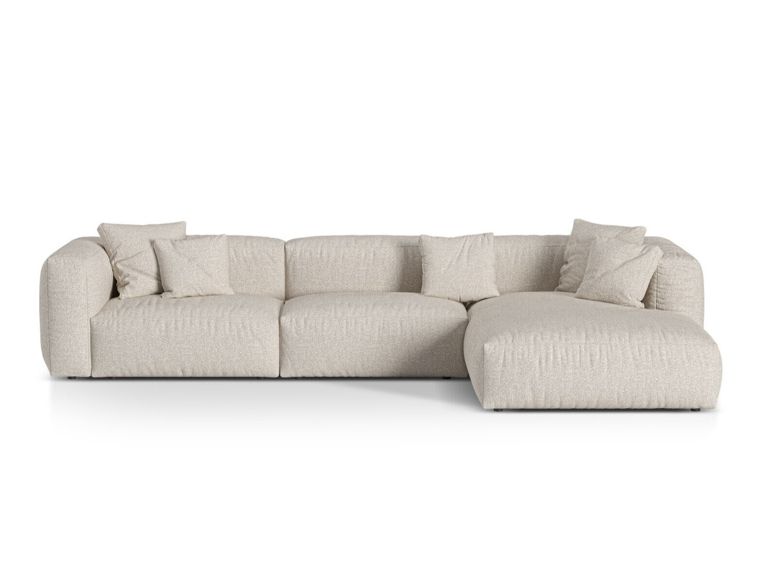 Modulares Ecksofa Sorcoro 120 (Monet Sand)