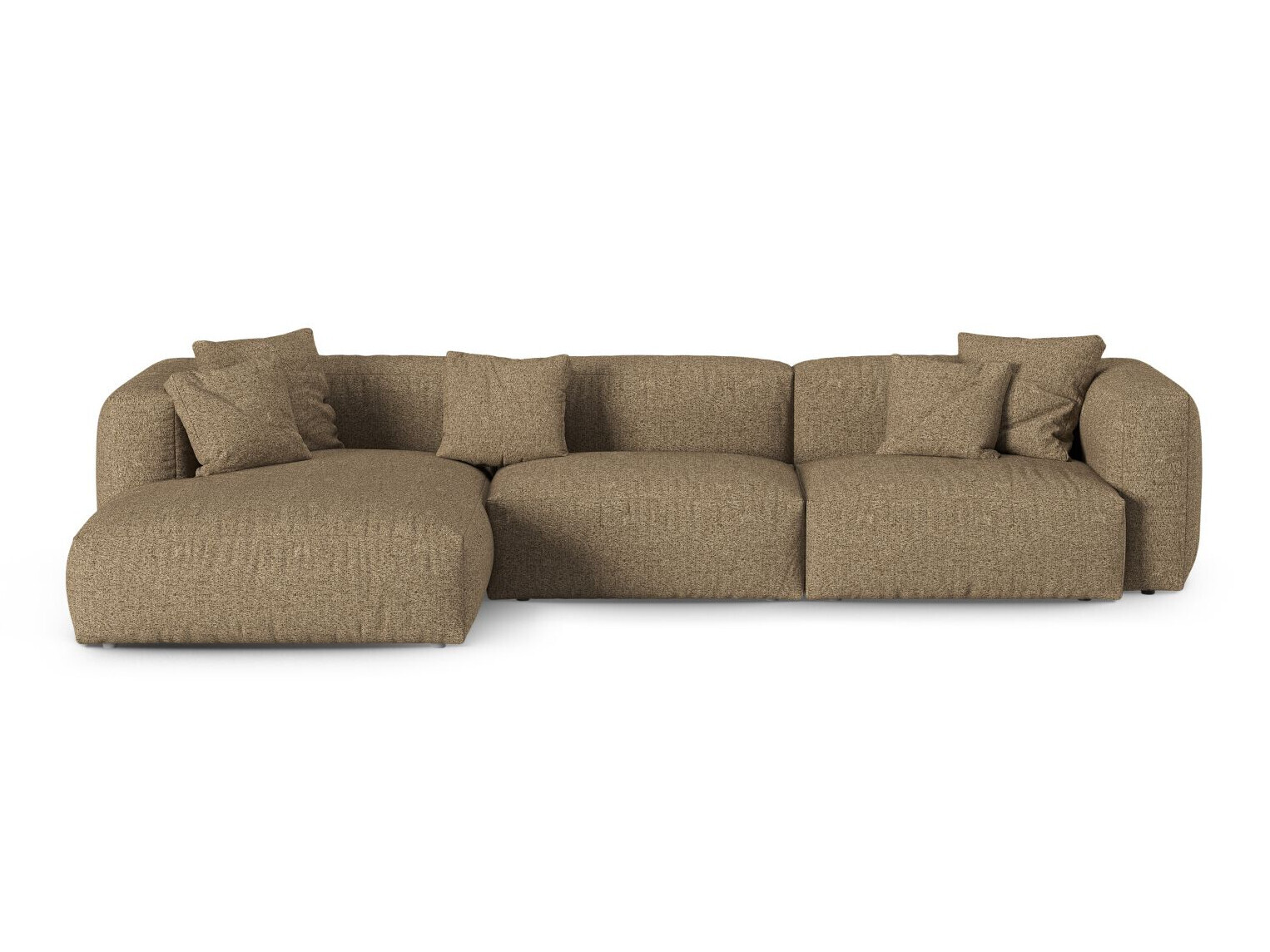 Modulares Ecksofa Sorcoro 121 (Monet Cappucinicht)