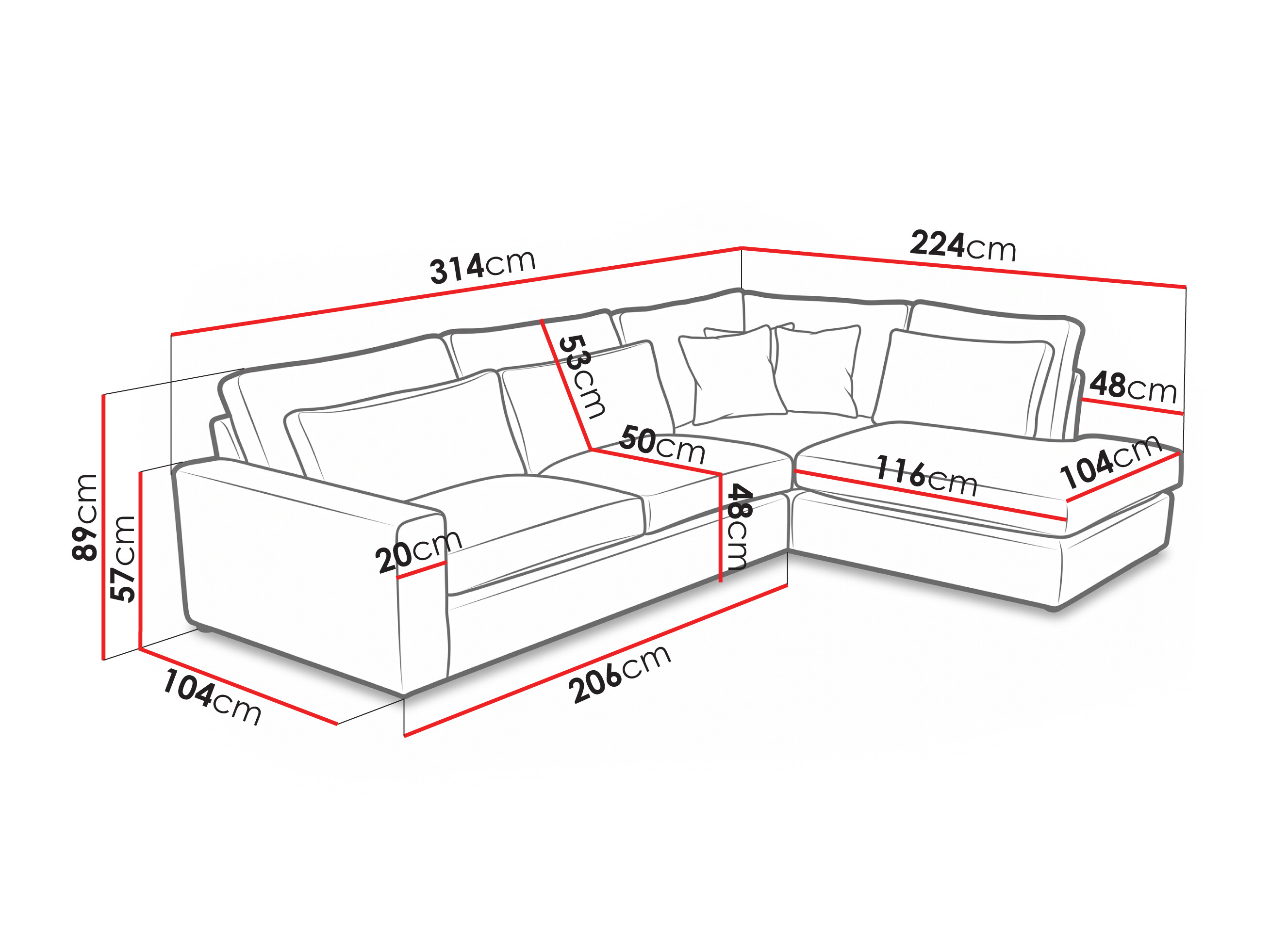 Ecksofa Somava 100 (Lincoln 61)