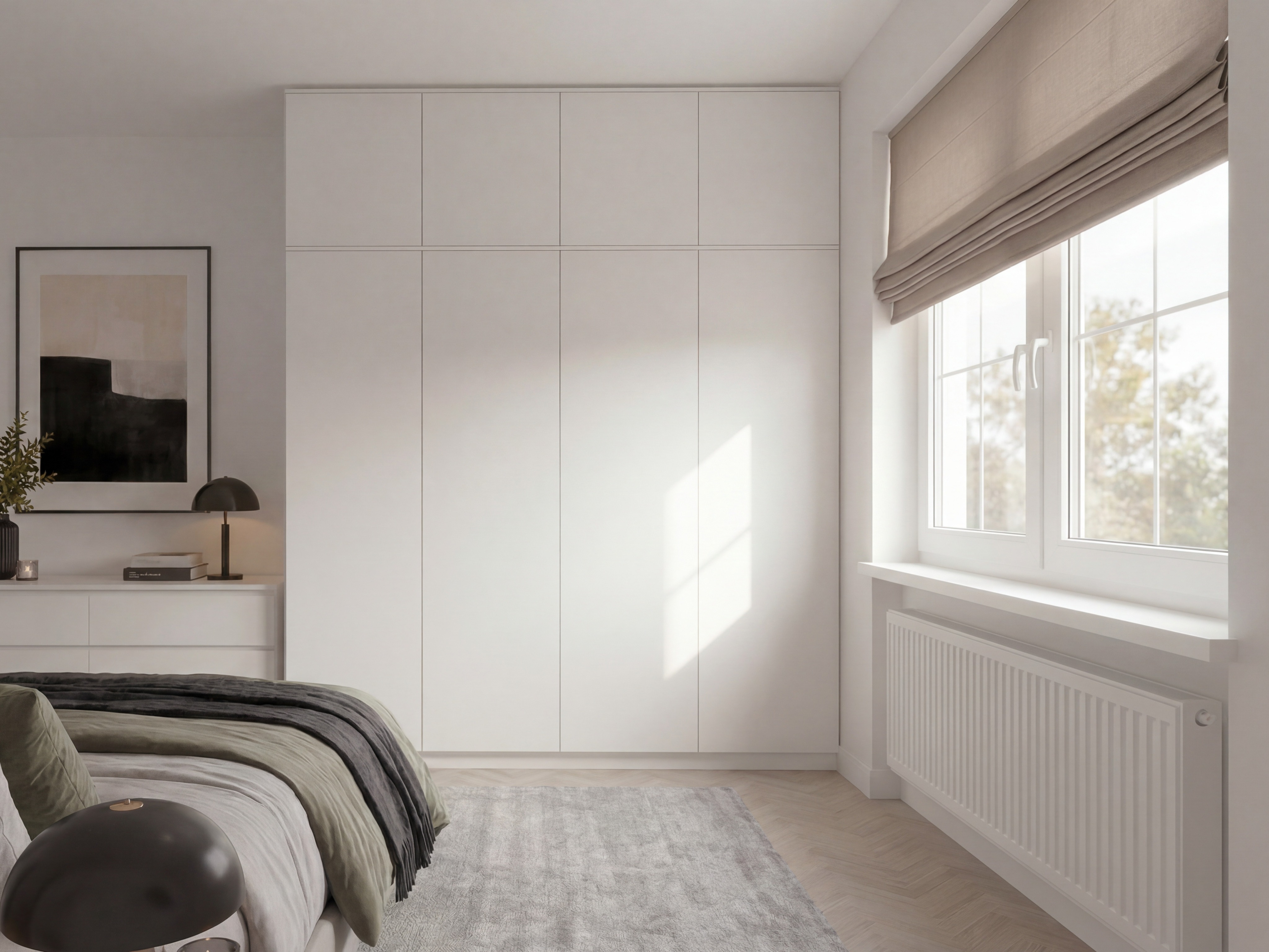 Kleiderschrank Mandeville 408 (Weiss)