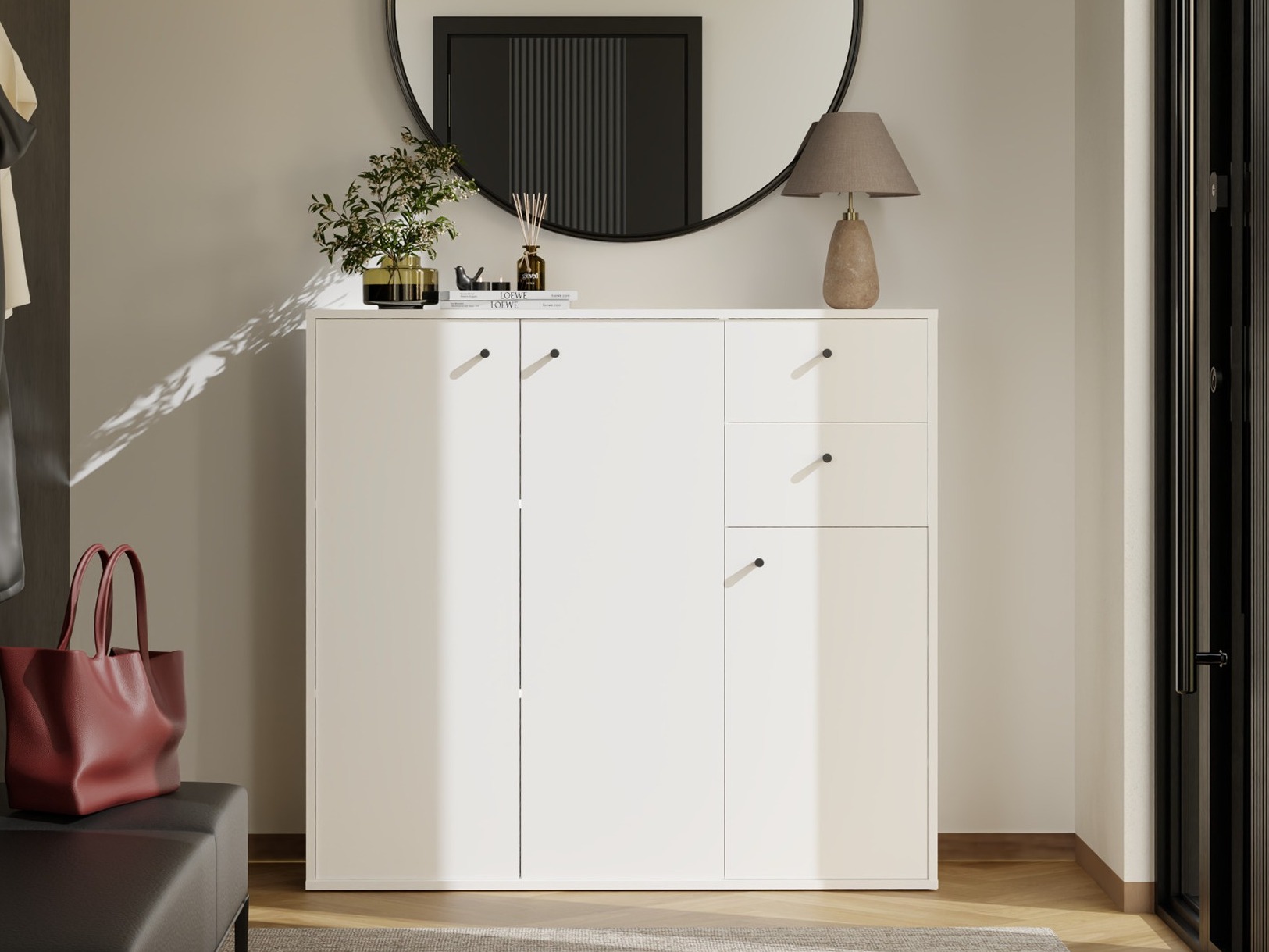 Kommode Mandeville 407 (Weiss)