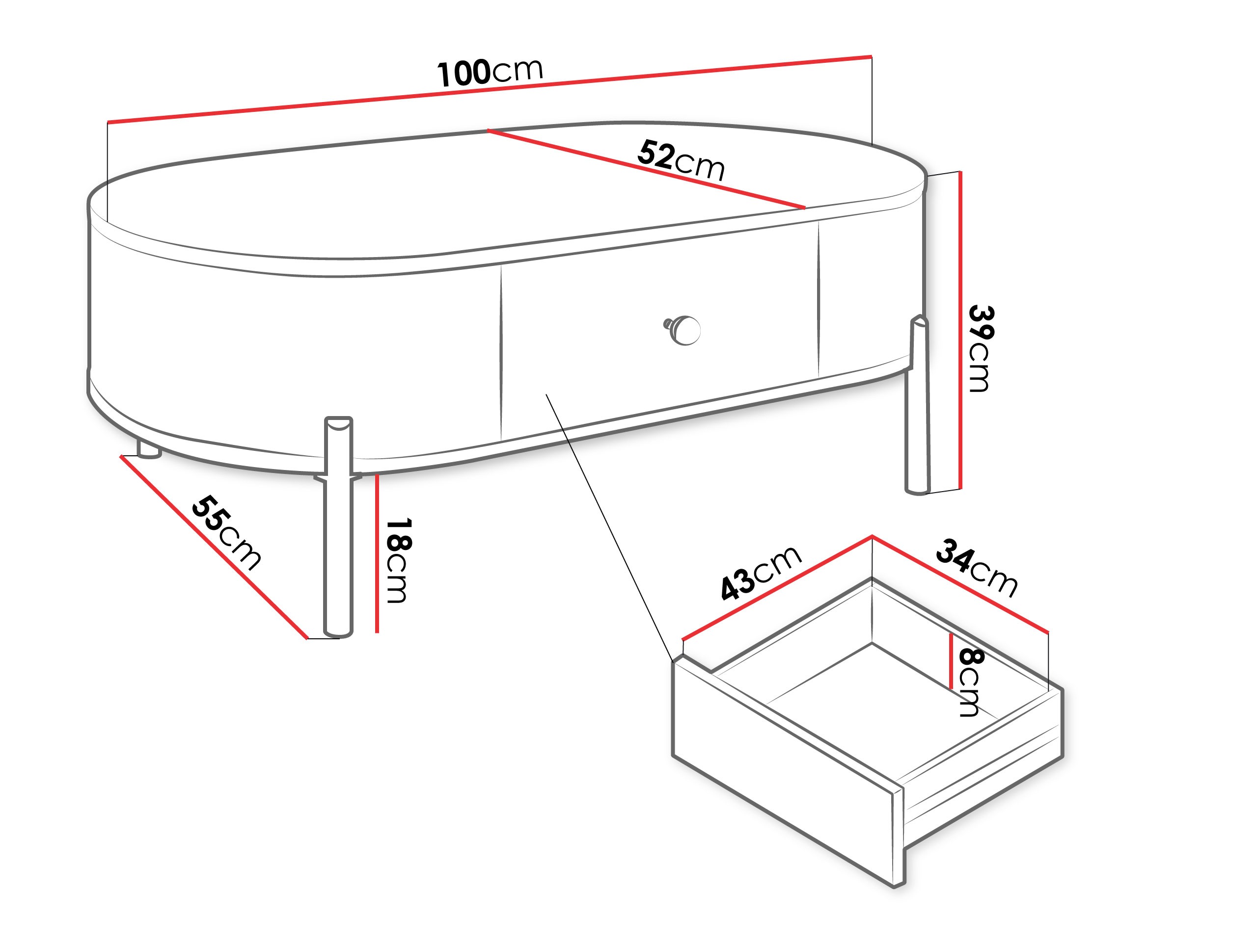 Couchtisch SD3465