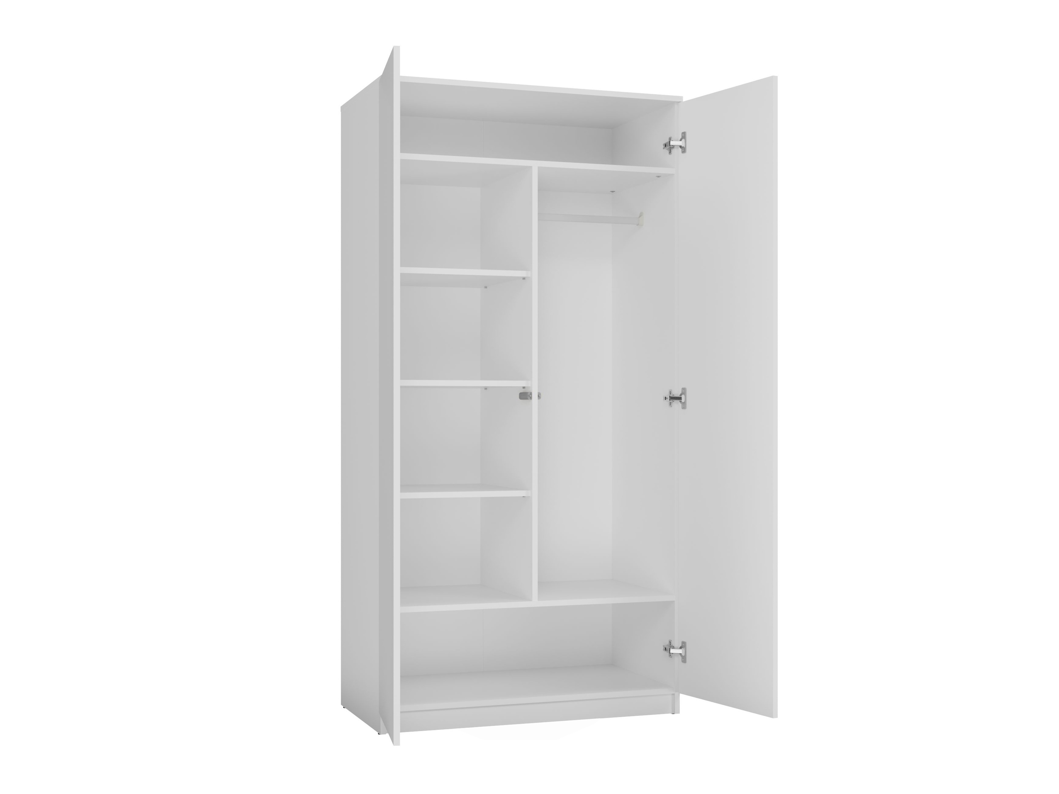 Kleiderschrank Mandeville 408 (Weiss)