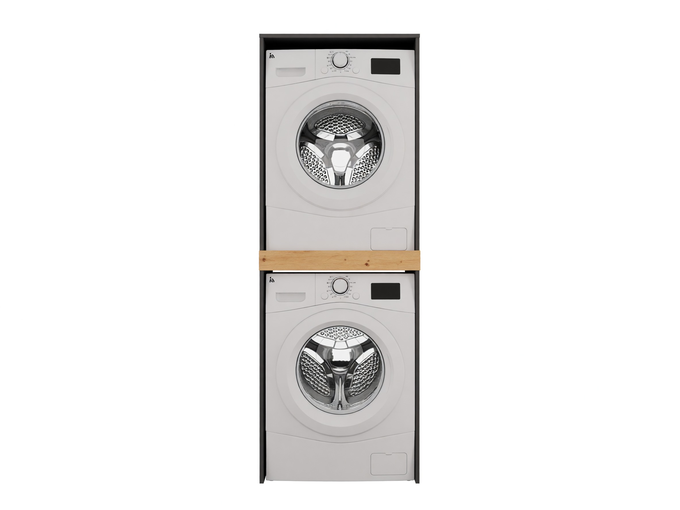 Badezimmer-Regal Balelbo 108 (Anthrazit + Artisan-Eiche)