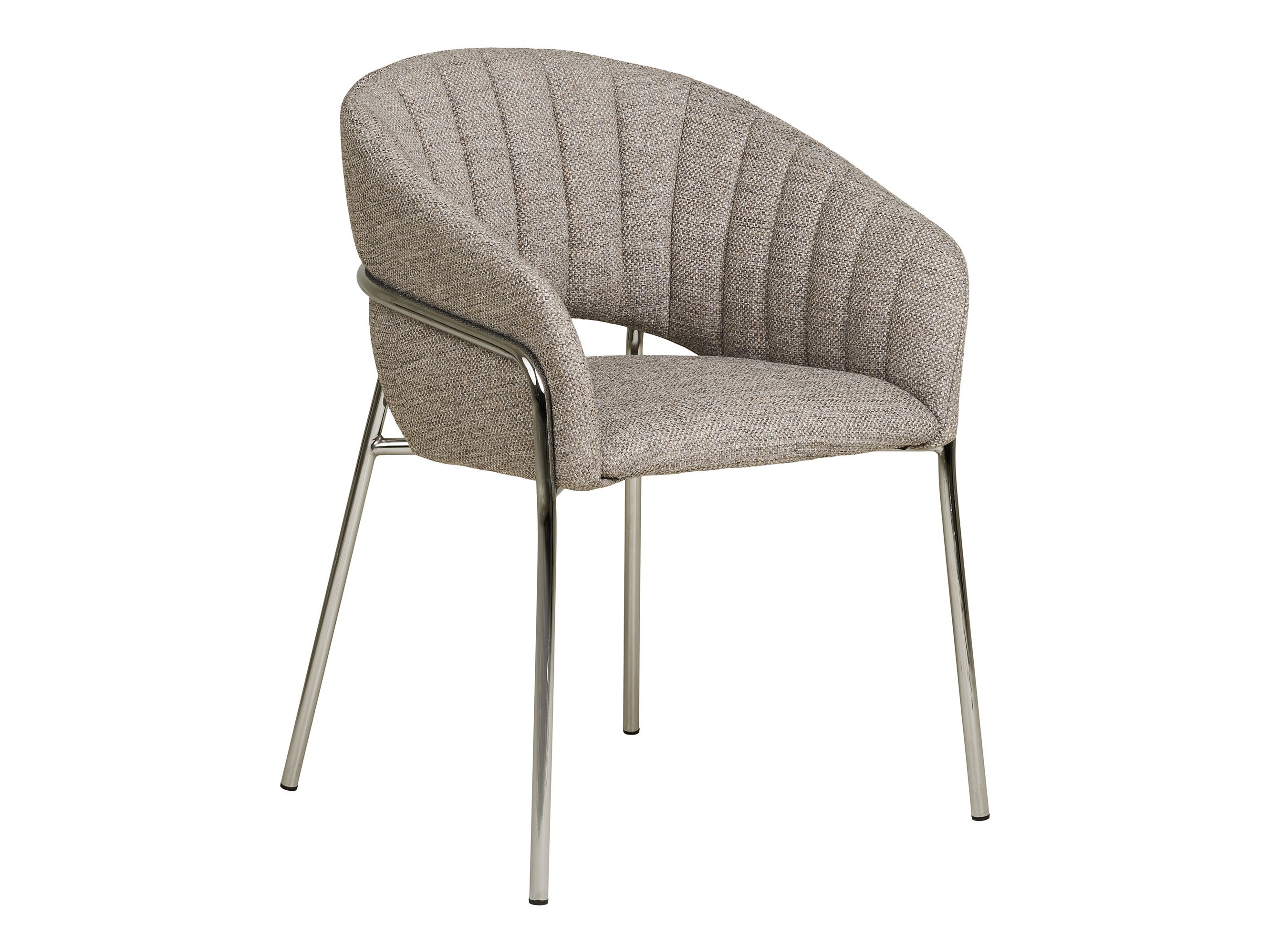 Stuhl Brea 363 (Hellgrau + Silber)