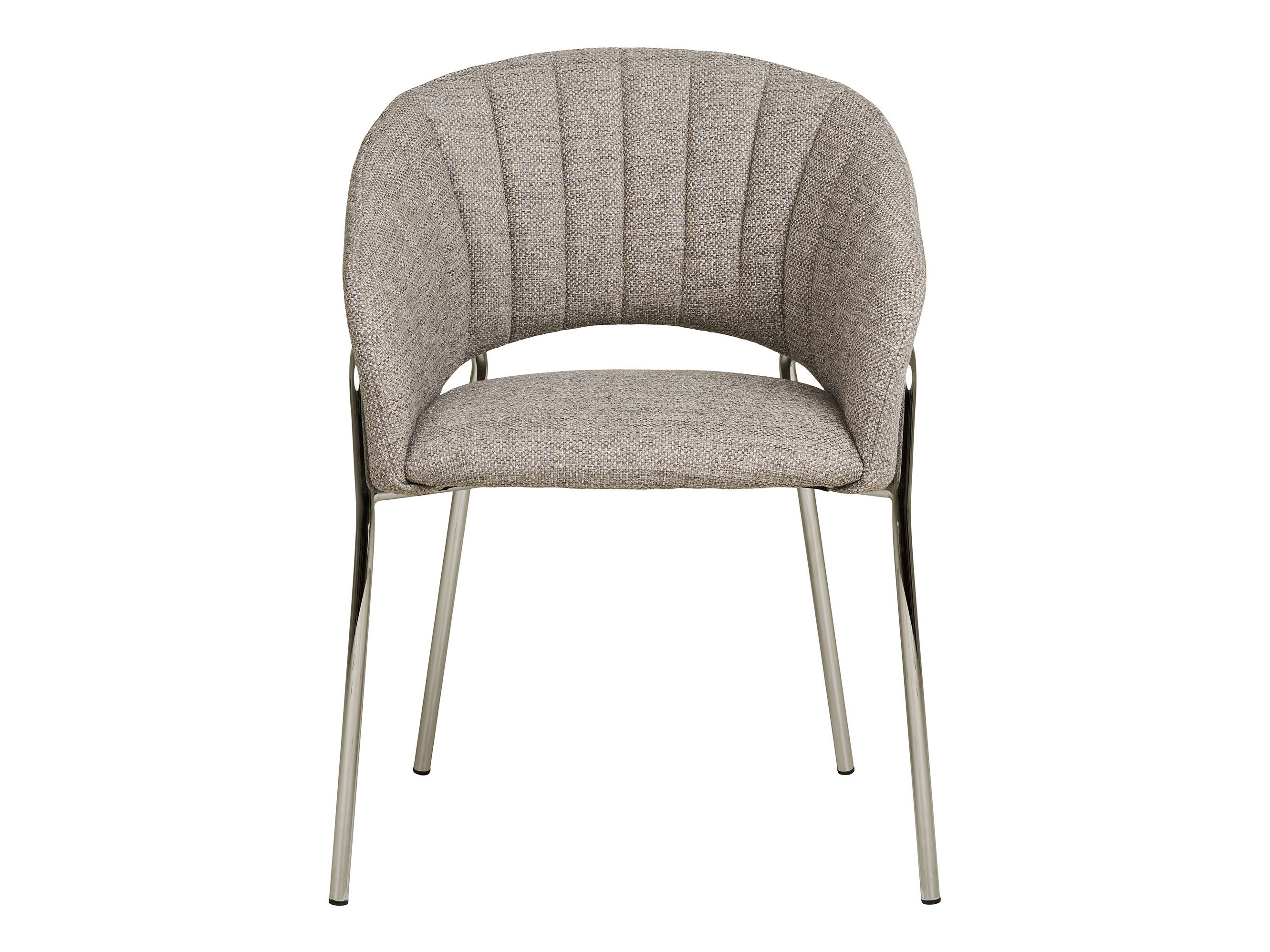 Stuhl Brea 363 (Hellgrau + Silber)