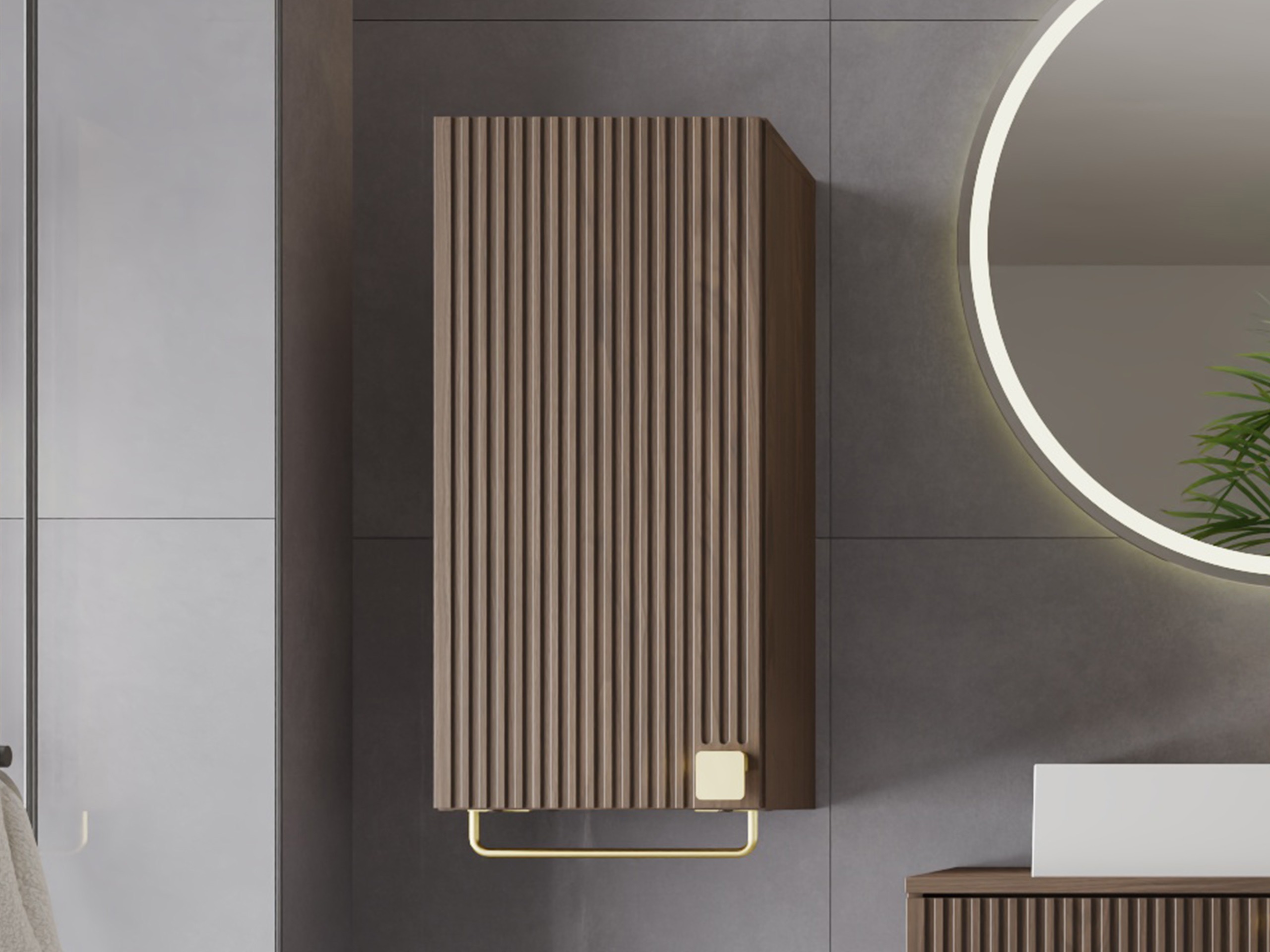 Badezimmer-Hängeschrank Gratal