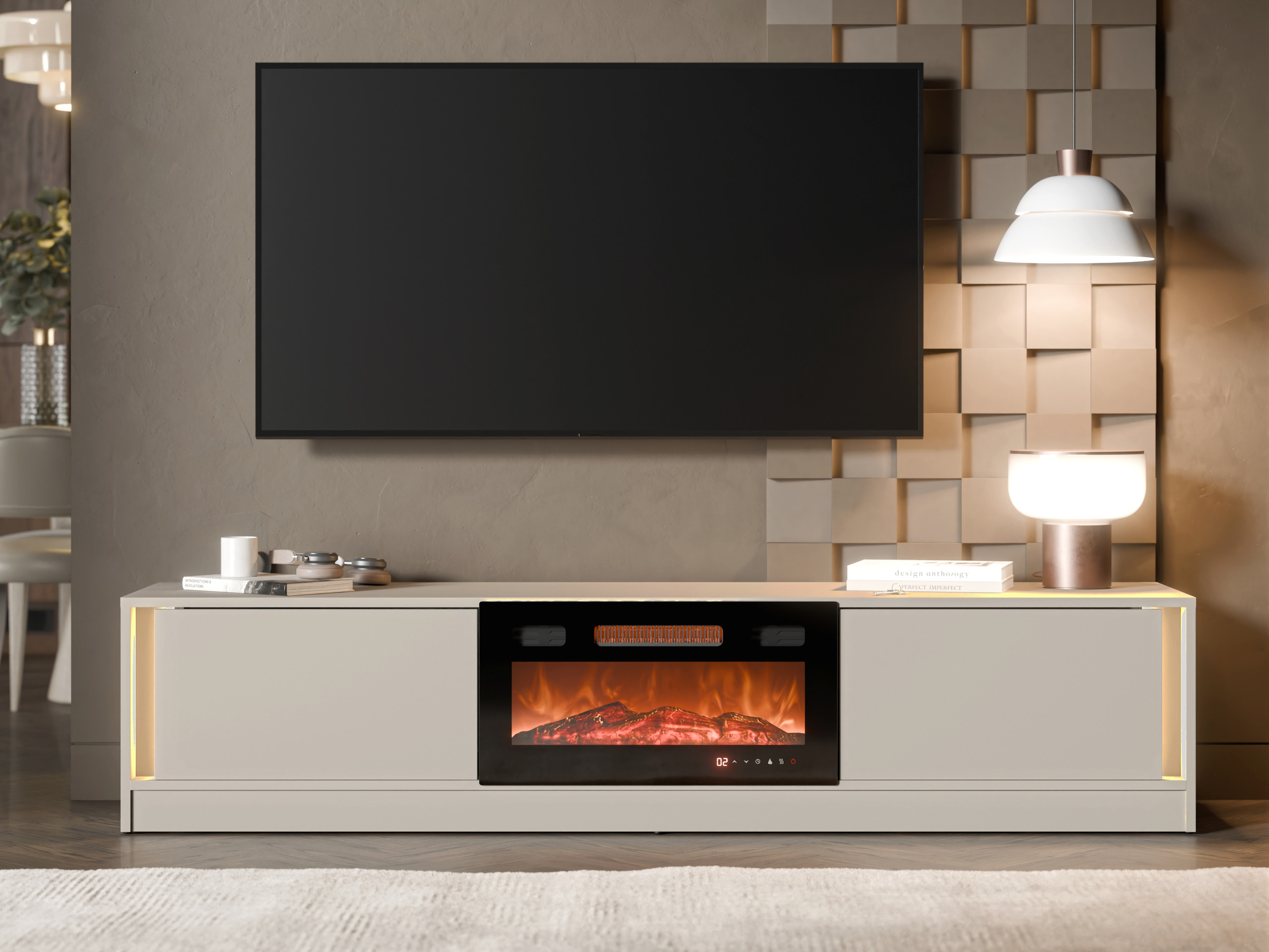 TV-Möbel Charlotte 217 (Kaschmir)
