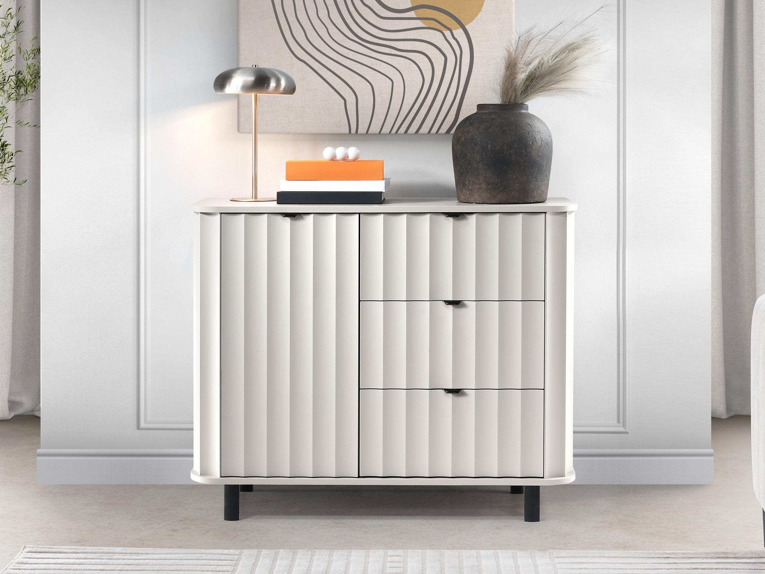 Kommode Larala 102 (Weiss)