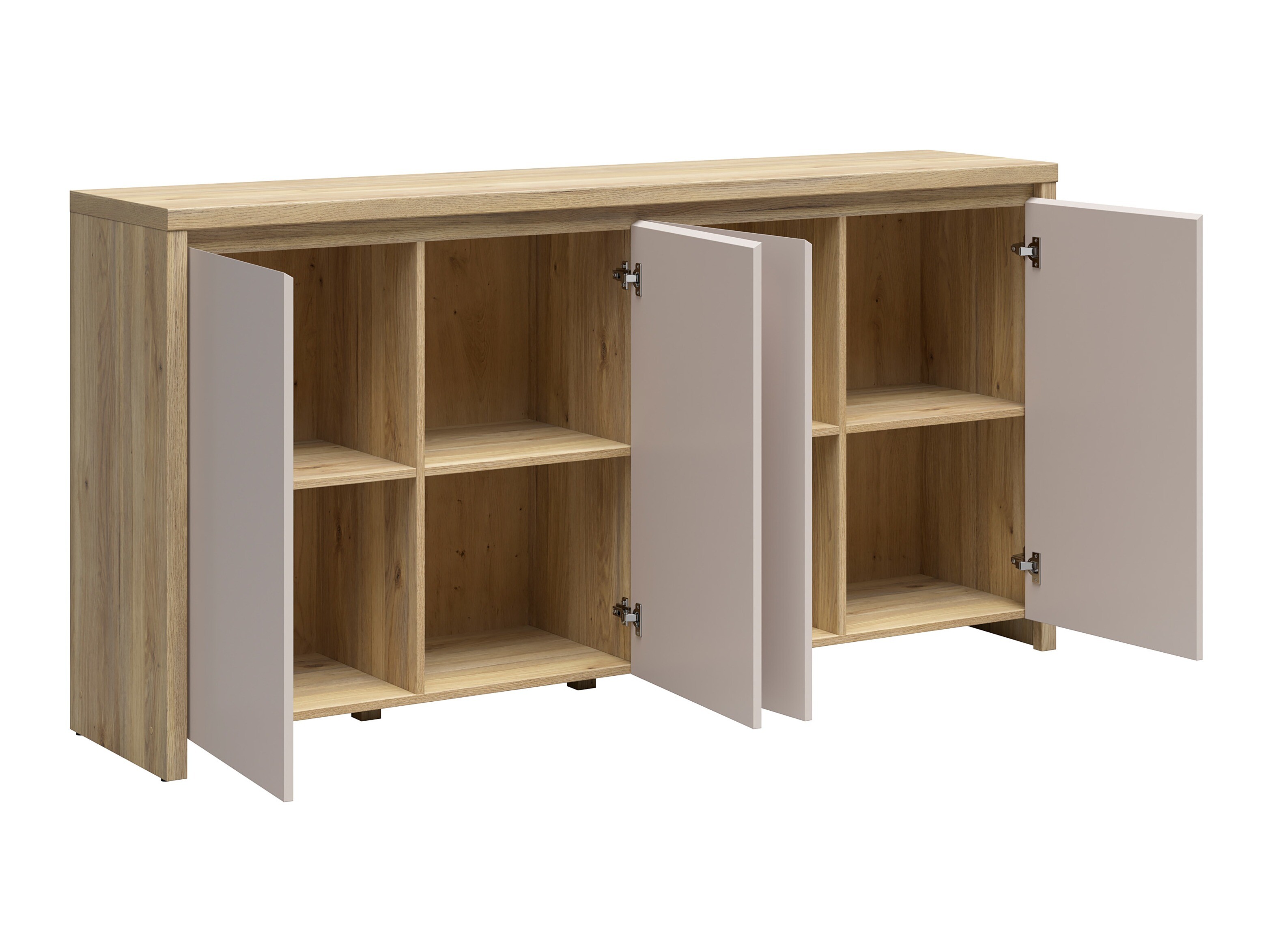 Sideboard Nolroma 142 (Eiche + Kaschmir)
