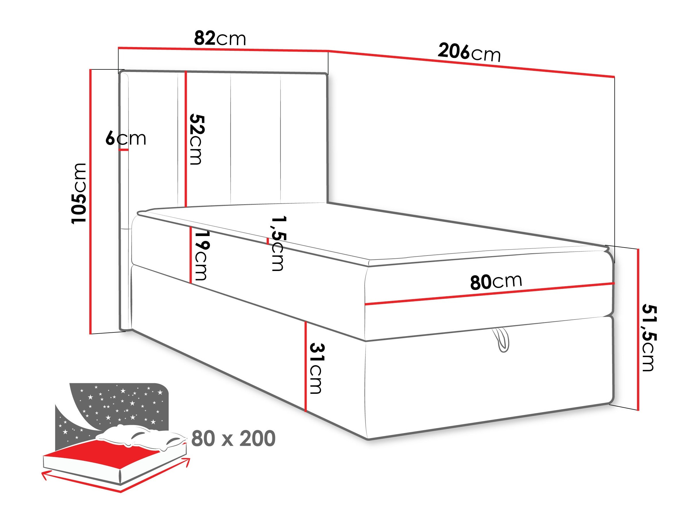 Boxspringbett SD3490