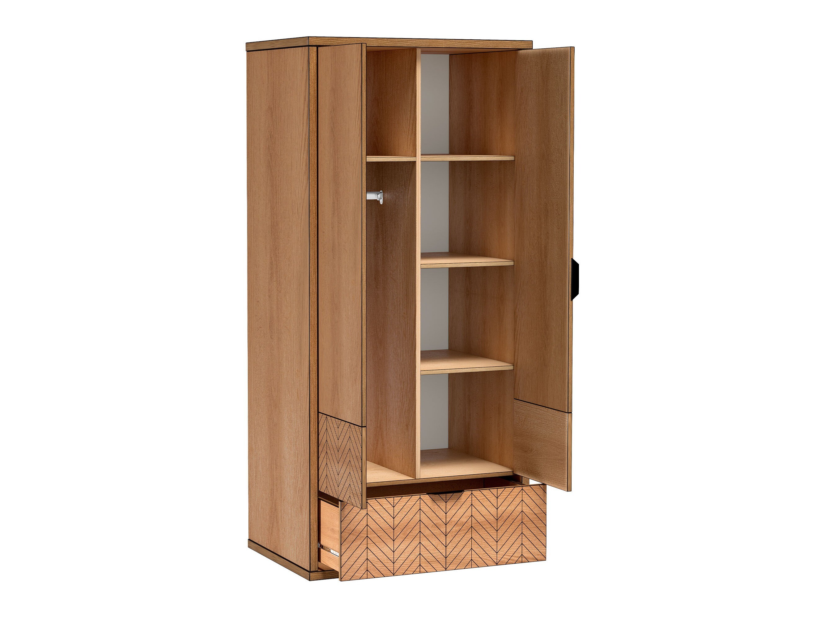 Kleiderschrank Lorsali 100