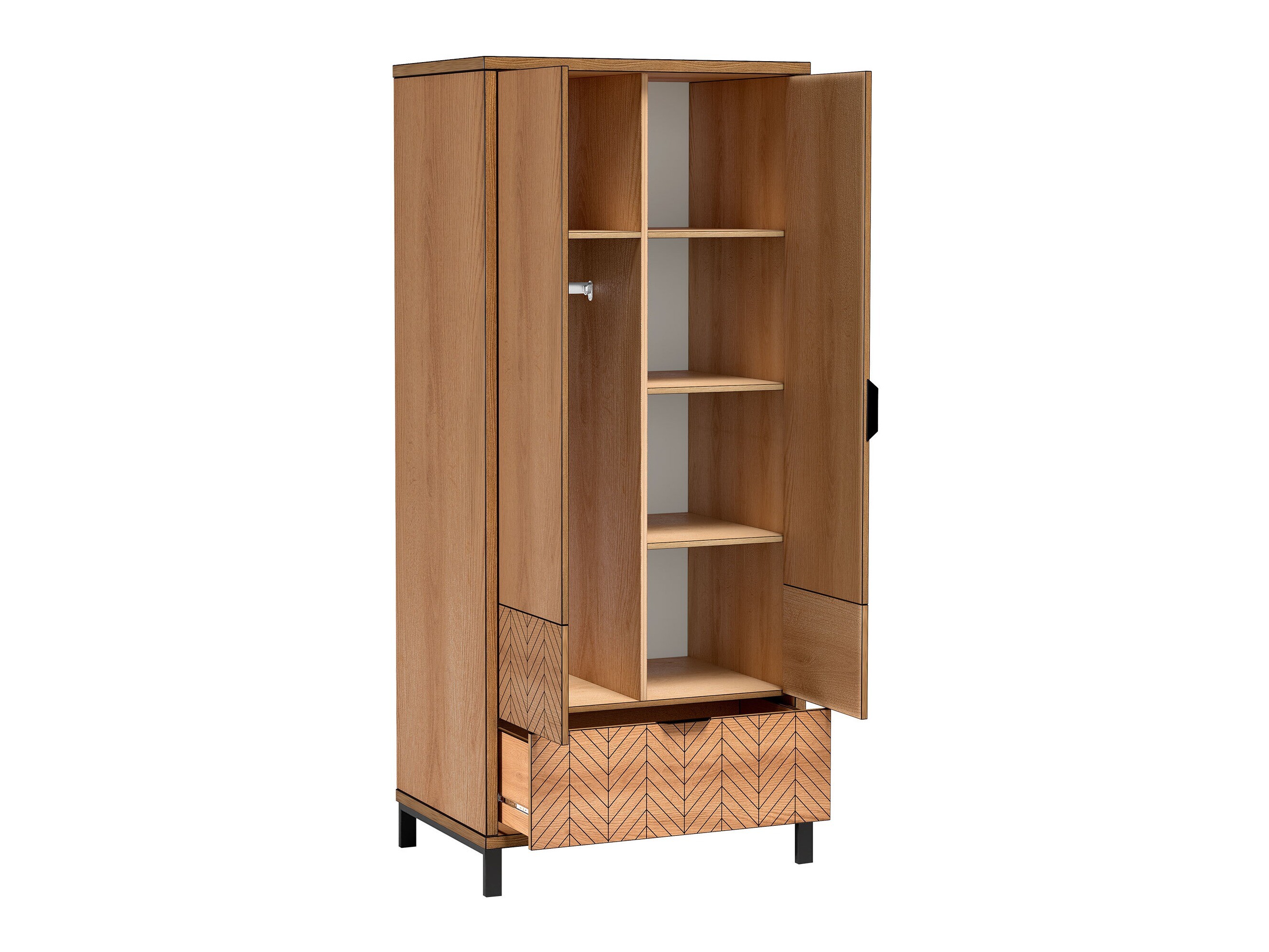 Kleiderschrank Lorsali 100