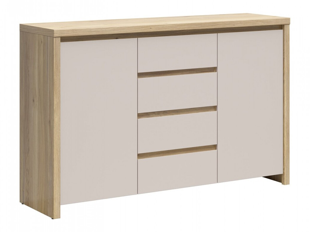 Kommode Nolroma 103 (Eiche + Kaschmir)