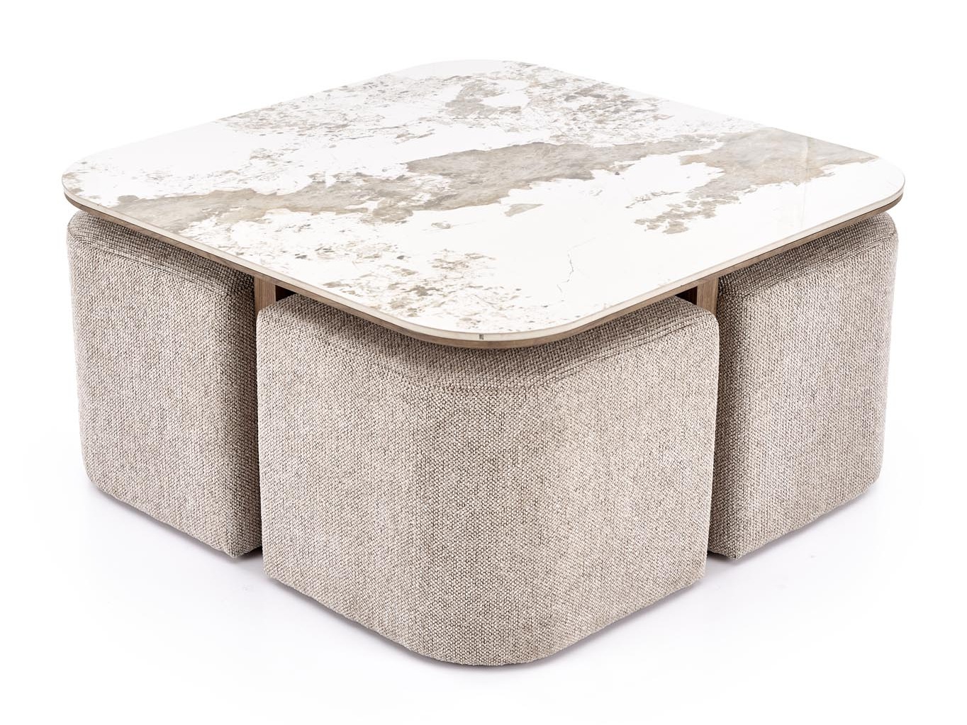 Couchtisch Houston 2220 Mit Hockern