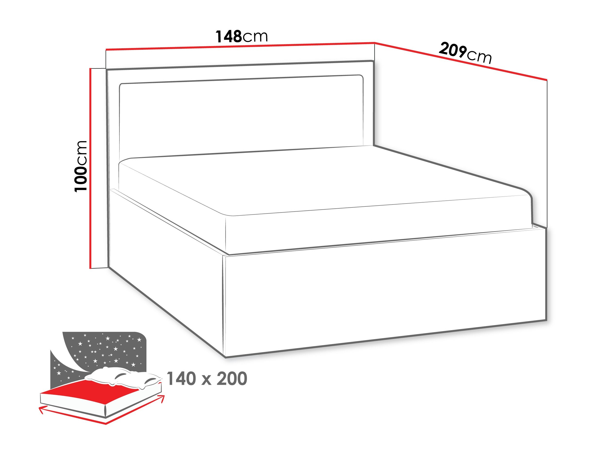 Bett Lorsali 111