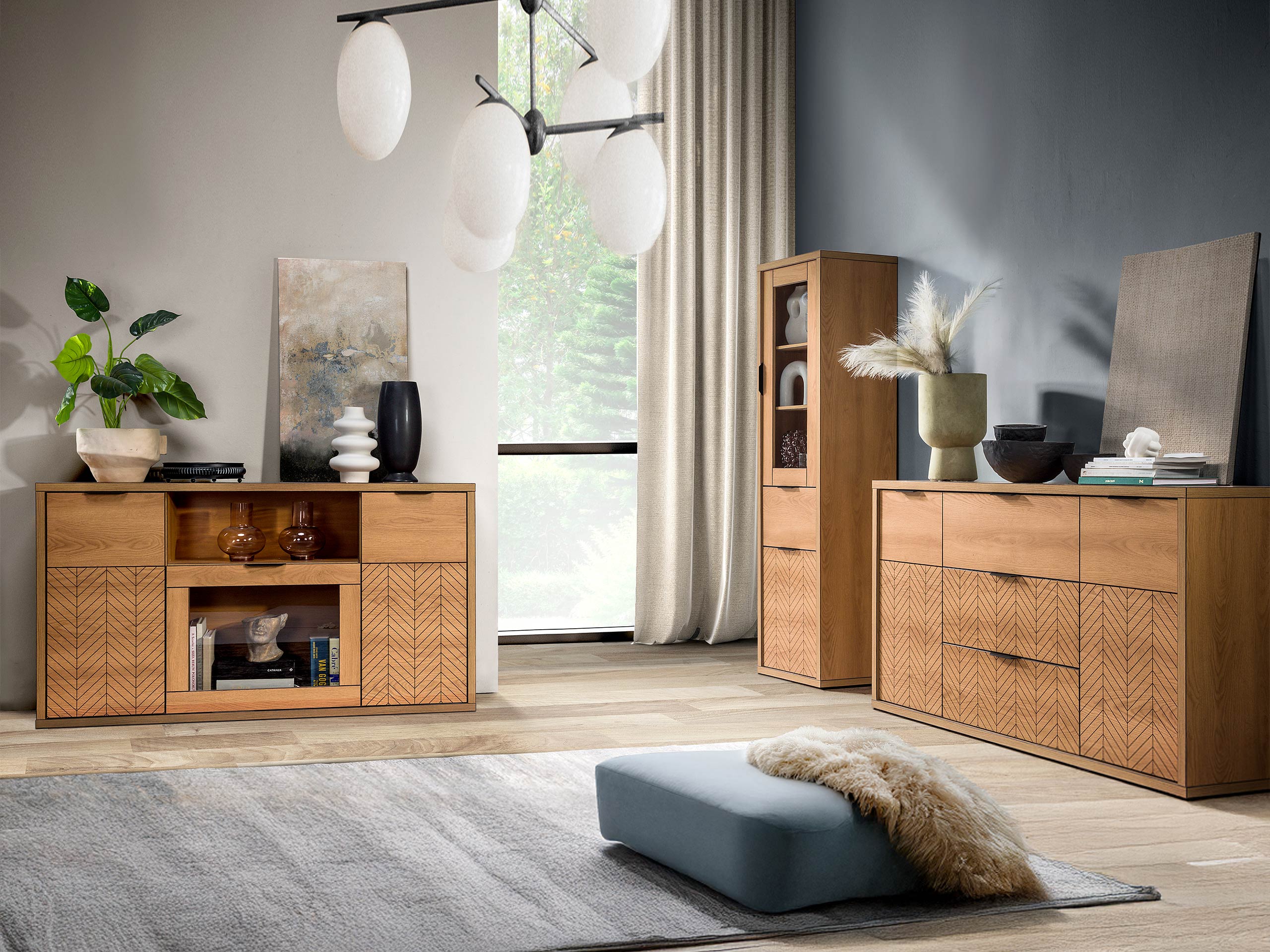 Wohnzimmer-Set Lorsali 114