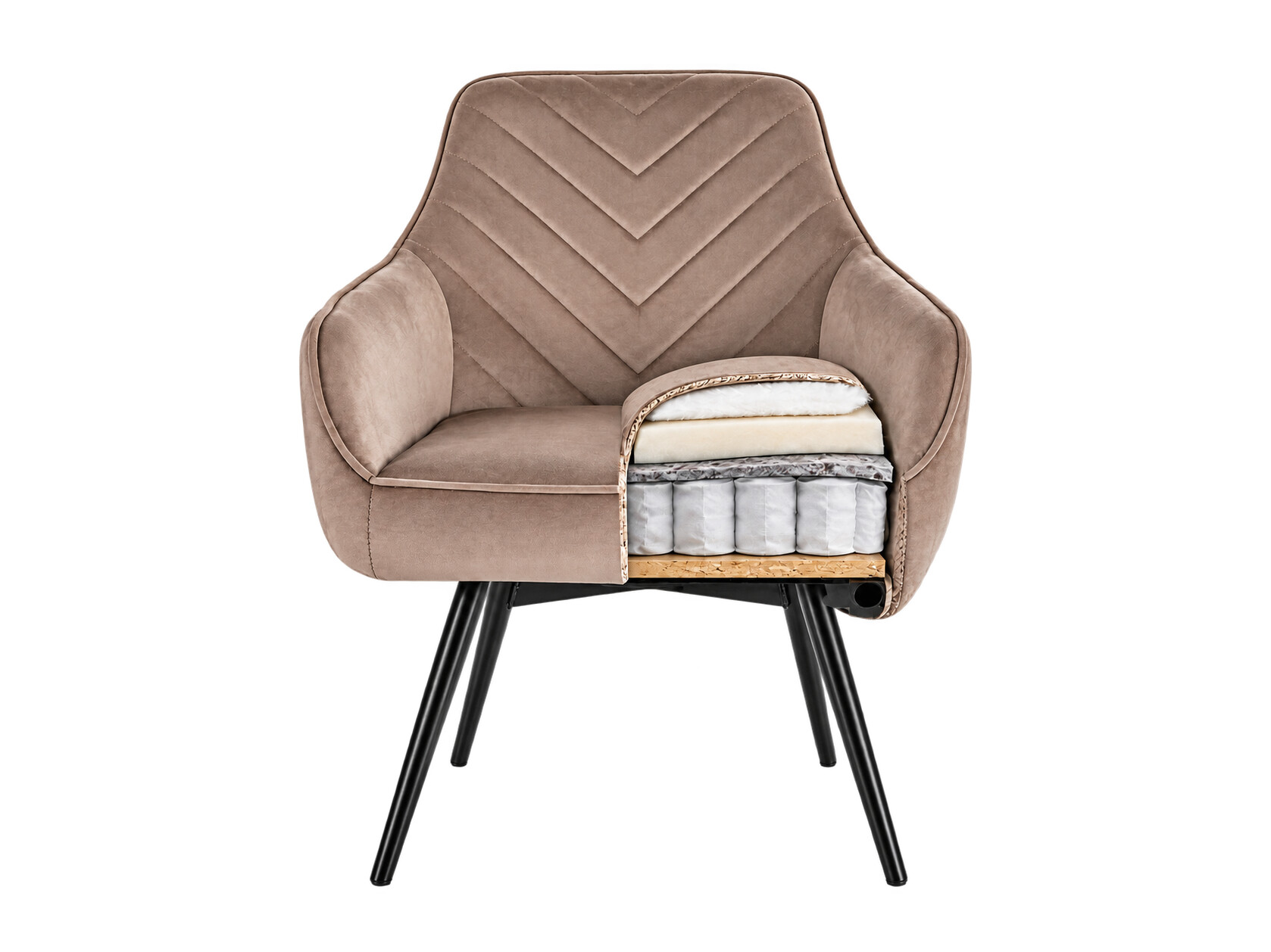 Stuhl Detroit 734 (Beige)