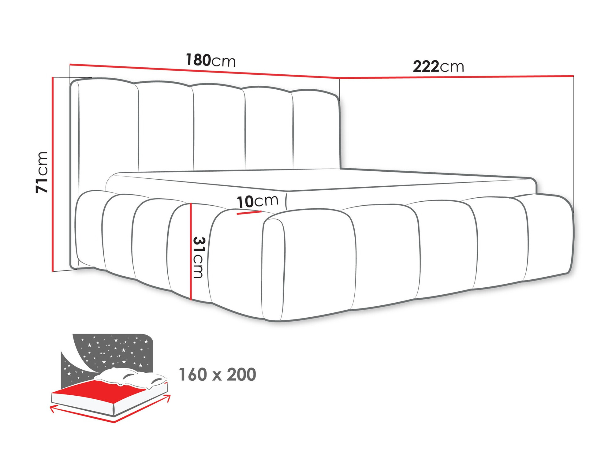 Bett SD3590
