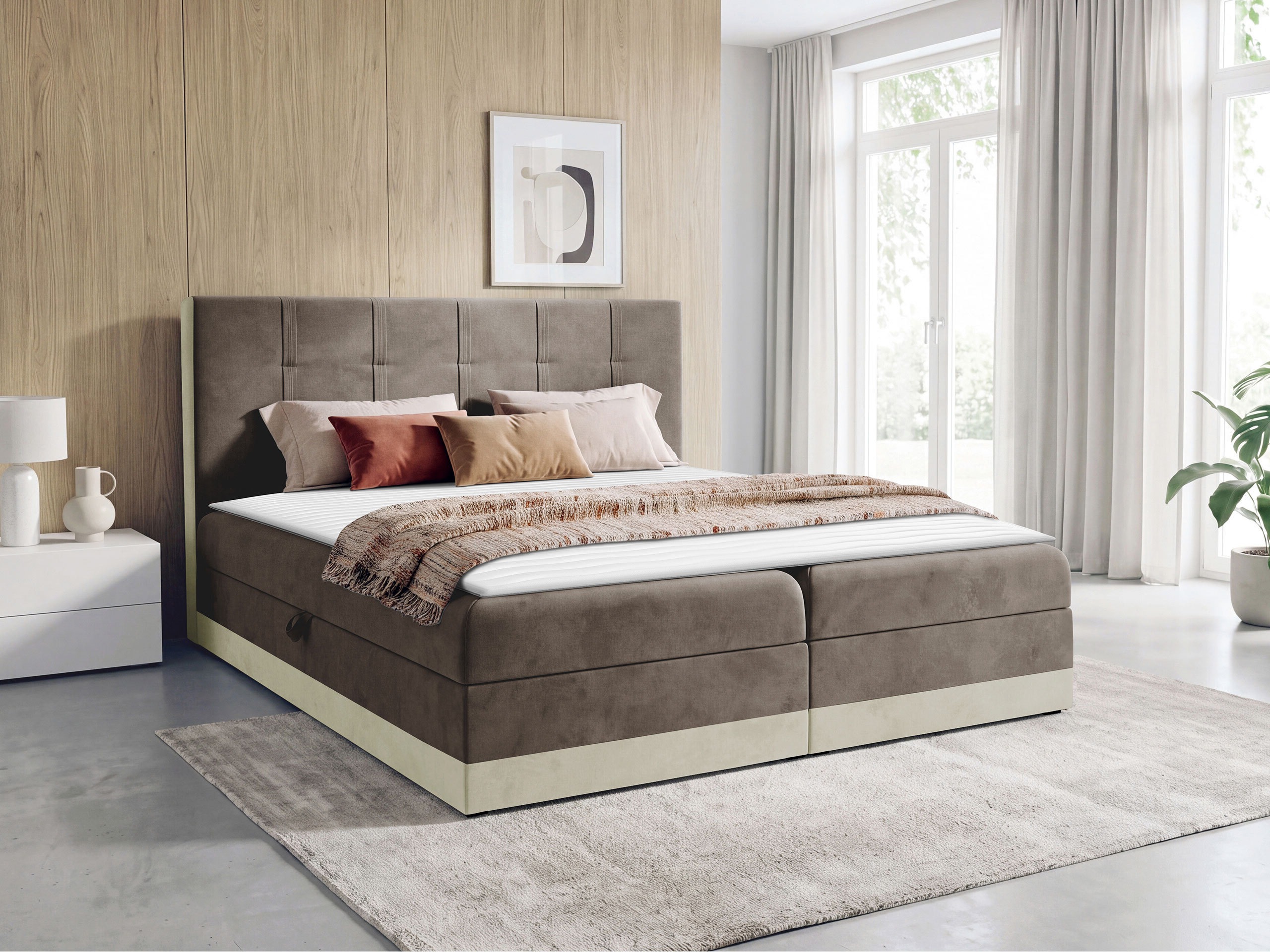 Boxspringbett Villa (Kameleon 04 + Kameleon 15)
