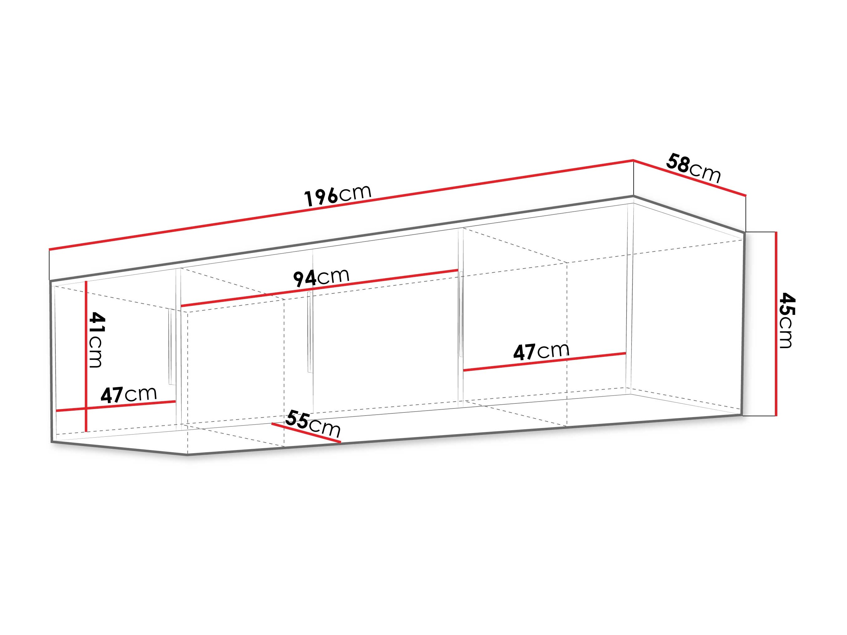 Sideboard Ophdome 116 (Eiche)