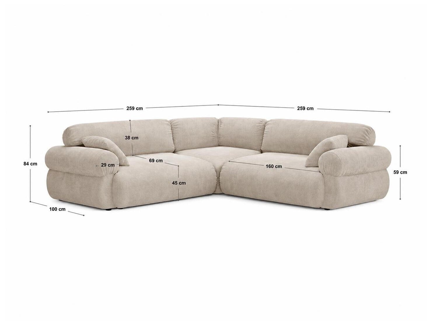 Ecksofa Sorvena 103 (Liberty 02)
