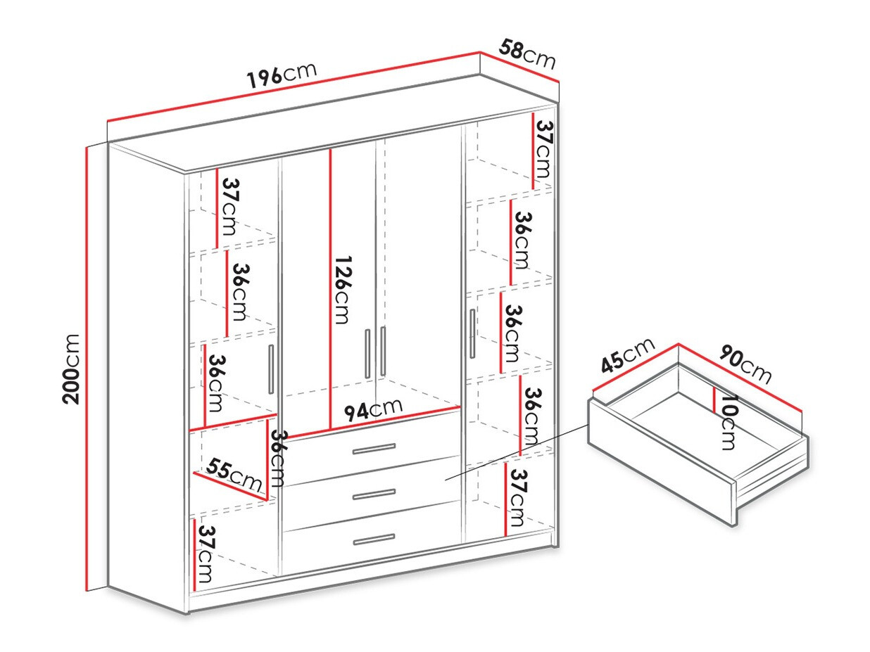 Kleiderschrank SD3642