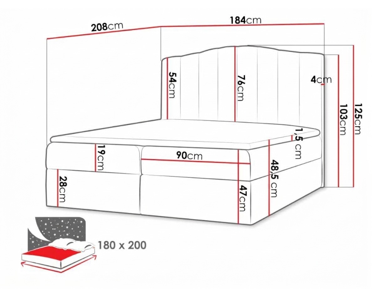 Boxspringbett Cantus (Soft 011)