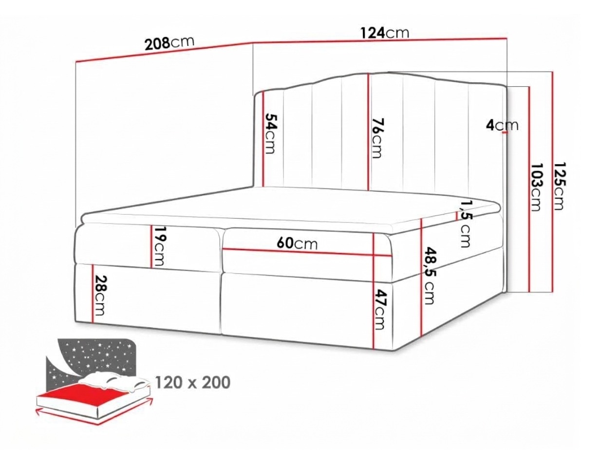Boxspringbett Cantus (Soft 032)