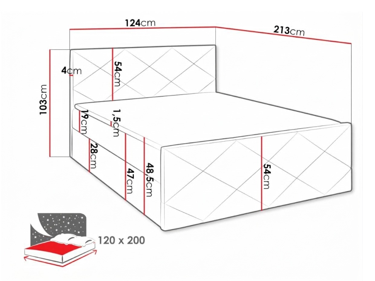 Boxspringbett Mons (Soft 029)