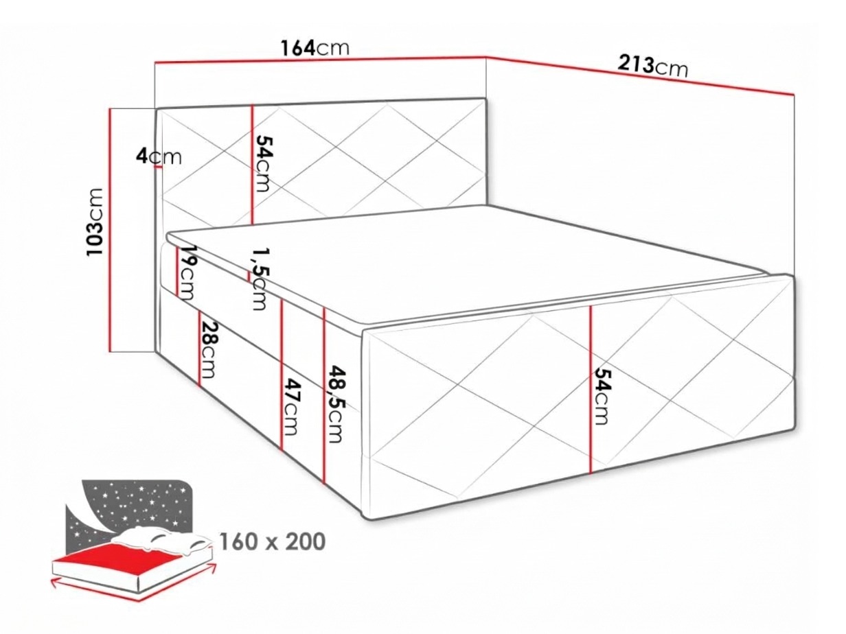 Boxspringbett Mons (Soft 029)